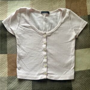 Light Pink and White Zelly top